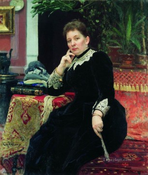  Sandro Pintura - Retrato de la filántropa olga sergeyevna aleksandrova heinz 1890 Ilya Repin